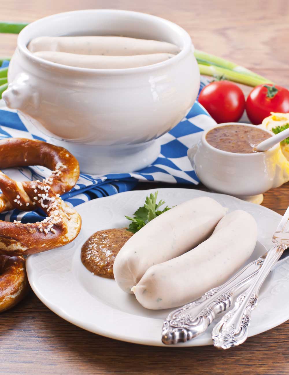 Weißwurst mit süßem Senf